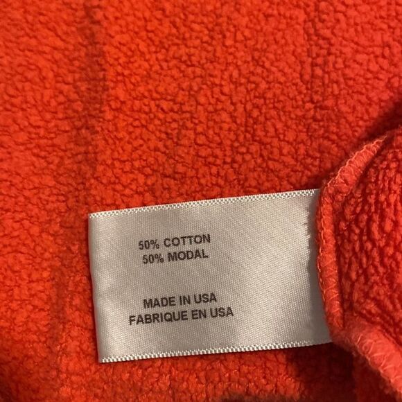 Pam & Gela LF Women's Coral Pink Zip Front Fleece Hoodie Fair Condition Small - Picture 7 of 13